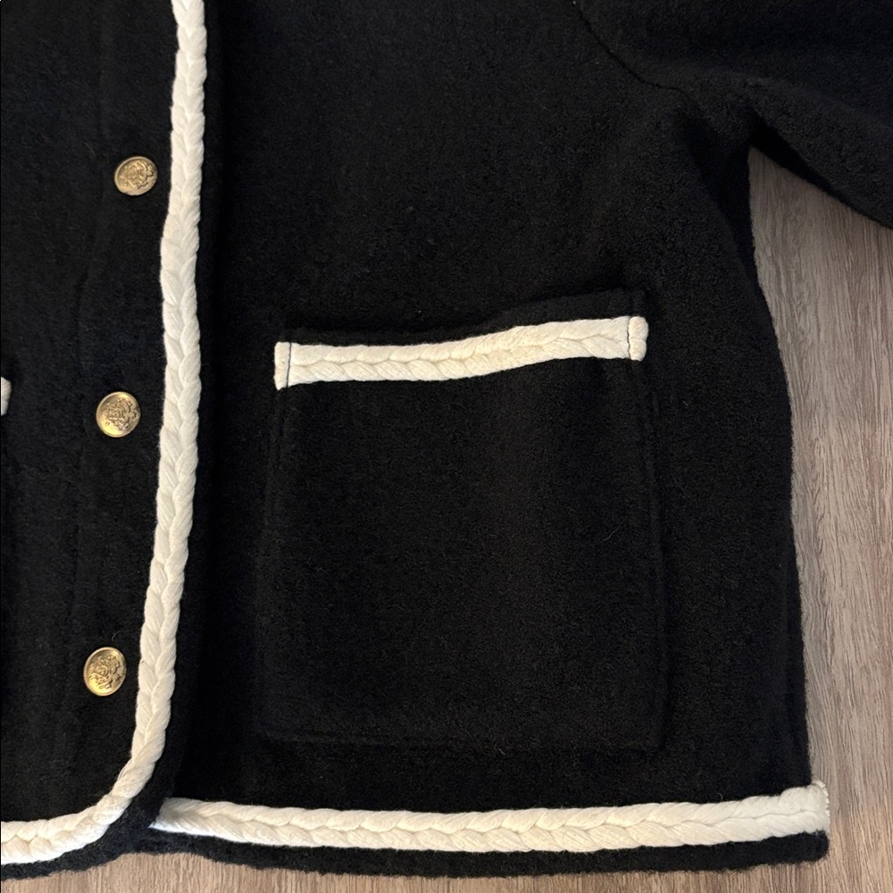 J. Crew Cropped bouclé yarn lady jacket blazer Size Small - Picture 4 of 9